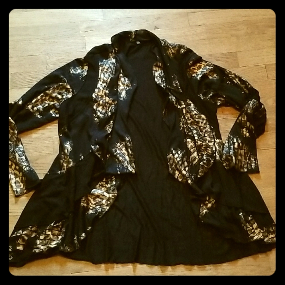 Animal print sweater